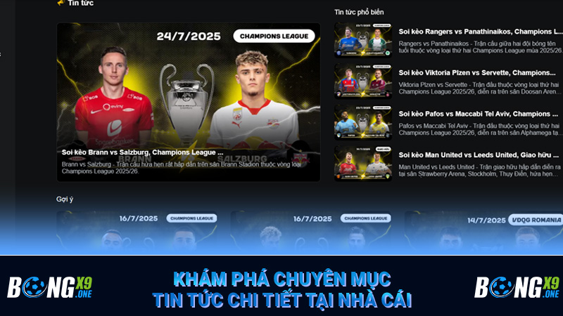 Khám phá chuyên mục tin tức chi tiết tại nhà cái