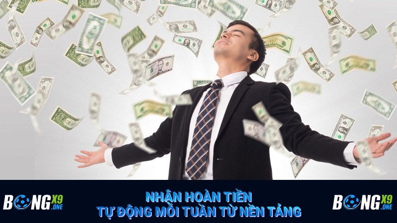 Nhận hoàn tiền tự động mỗi tuần từ nền tảng