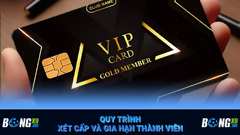 Quy trình xét cấp và gia hạn thành viên