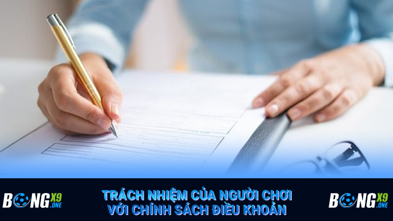 Trách nhiệm của người chơi với chính sách điều khoản