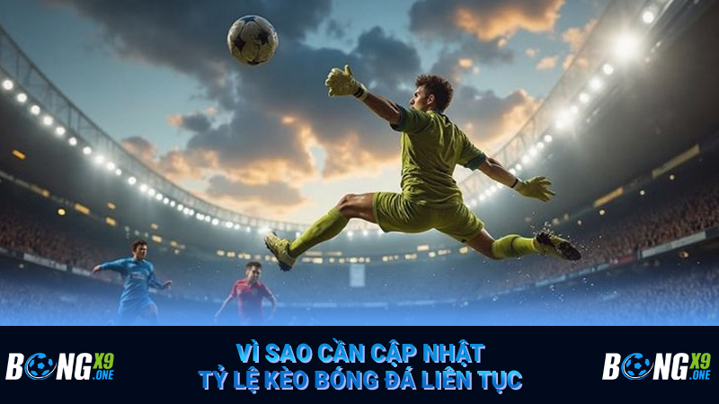Vì sao cần cập nhật tỷ lệ kèo bóng đá liên tục